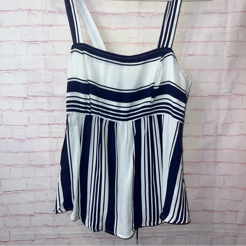 NWT Flynn Skye Nautical Tie Back Top 2